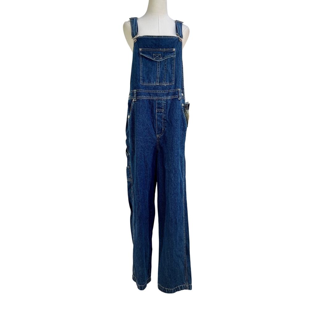 Vintage Bill Blass Jeans Deadstock Denim Overalls Blue Cotton